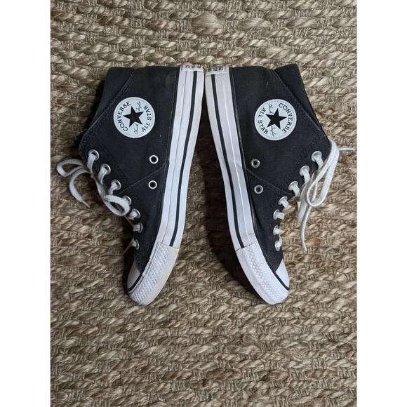 Converse CTAS Madison Mid Black White Womens 8 Athletic Sneaker School - Picture 3 of 8